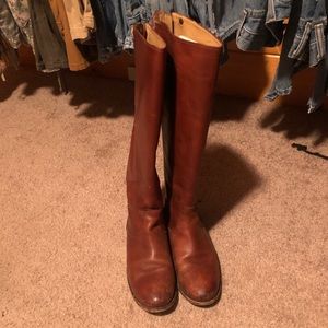 Frye Melissa Button cognac Boots size 9